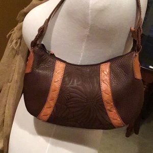 Awesome Fossil leather shoulder bag